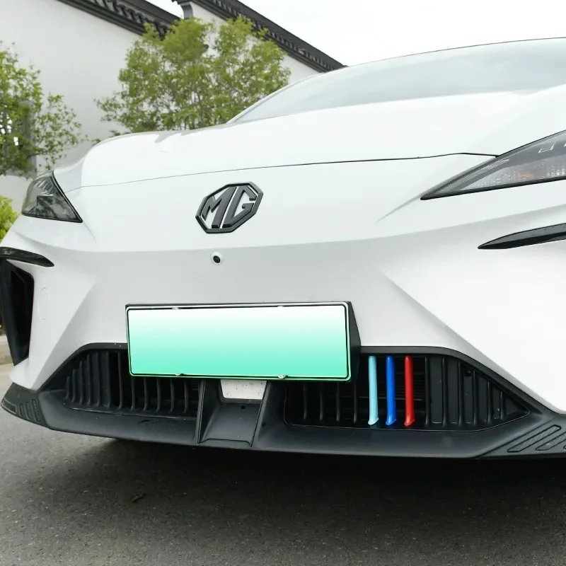 Car Front Grill Decoration Sticker Grille Color Trim for MG MG4 MULAN Exterior Accessories 2022 2023 2024