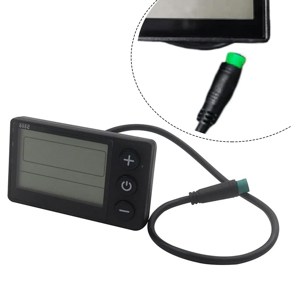 

For Private Land Use E-bike Lcd Display E-bike Display Manual Measurement Deviation Mix Material 36cm Line Length 740g Weight