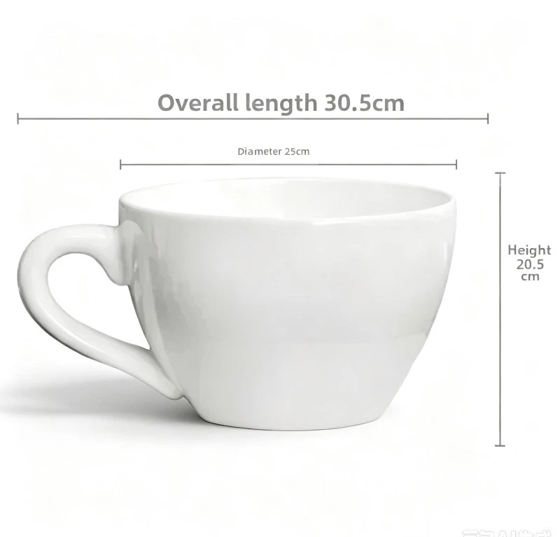 Oversized Ceramic Coffee Mug Large Capacity Creative Giant Cup Cute Novelty Jumbo Drinkware