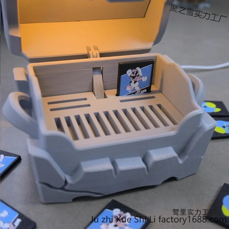 صندوق الكنز التنفس من البرية أسطورة صندوق الكنز لعبة خرطوشة صندوق تخزين الاهتزاز التحكم الصوتي لعبة مجسمة حلية #2