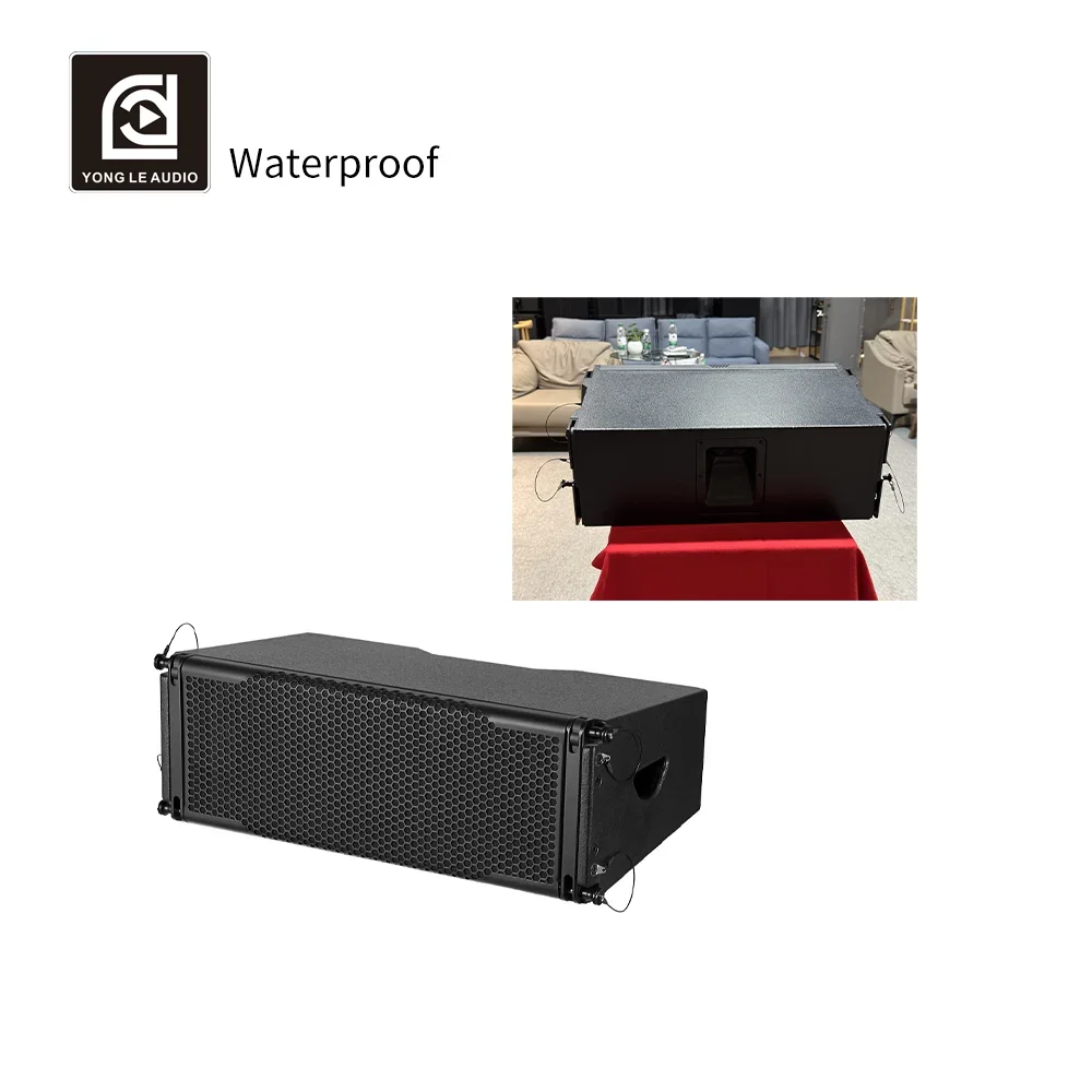 Line Array Wooden Column Speaker Box 6 Inch 250W Professional Stage Sound System with Surround Sound