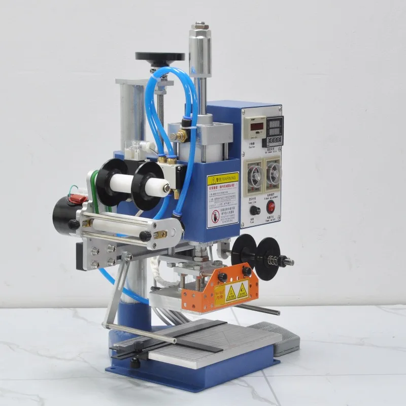 2026 Semi-Automatic Pneumatic Hot Stamping Machine Small Digital-Controlled for Leather Embossing, Logo Branding & F oil Bronzin