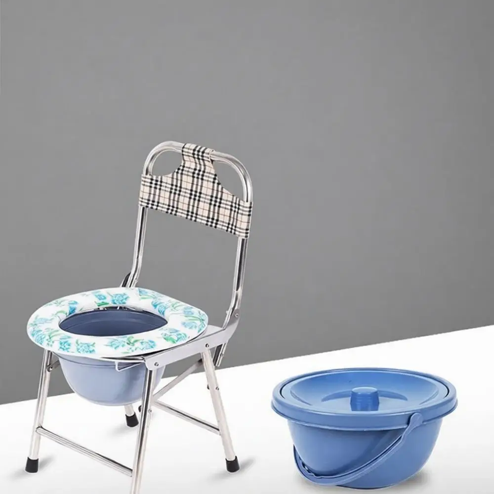 Thickened Commode Replacement Bucket Durable Portable Plastic Potty Urinal For Home Care Elderly Bedside Toilet Aid