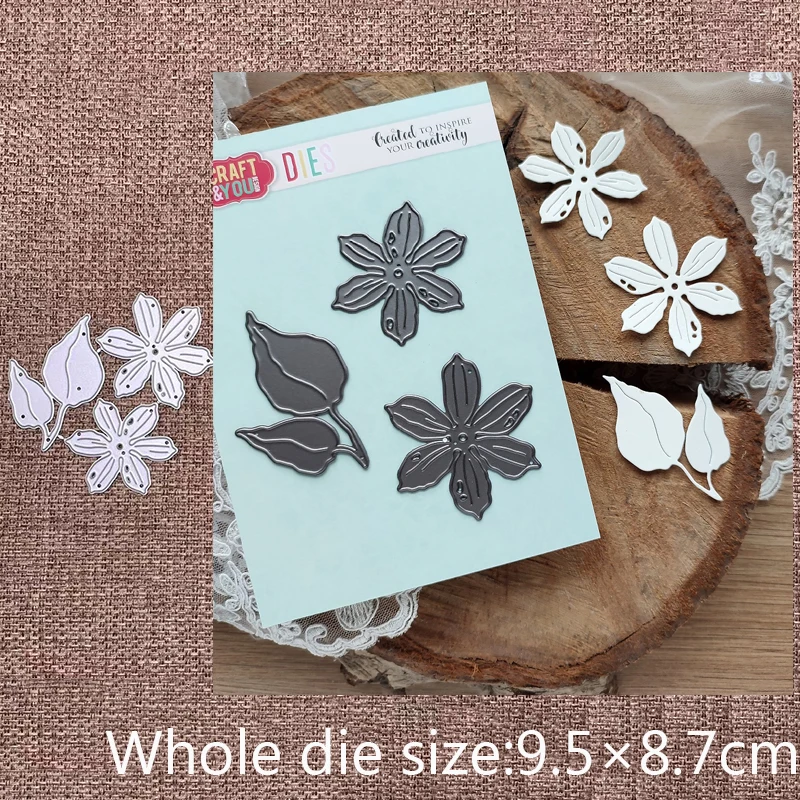 XLDesign Craft Metal stencil mold Cutting Dies flower leaves frames scrapbook die cuts Album Paper Card Craft Embossing