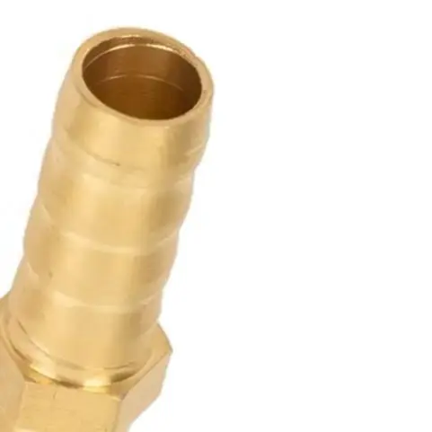 Connector Pipe Joint Hose Metal Adapter Water Brass Circular Connection Fuel Nipple 2-Way Replacement Straight