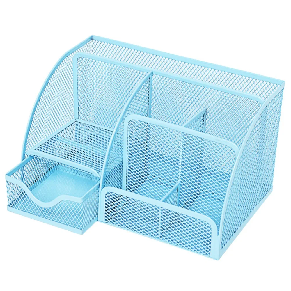 New Holder Stand Case Storage Box Mesh Office Organizer Stationery