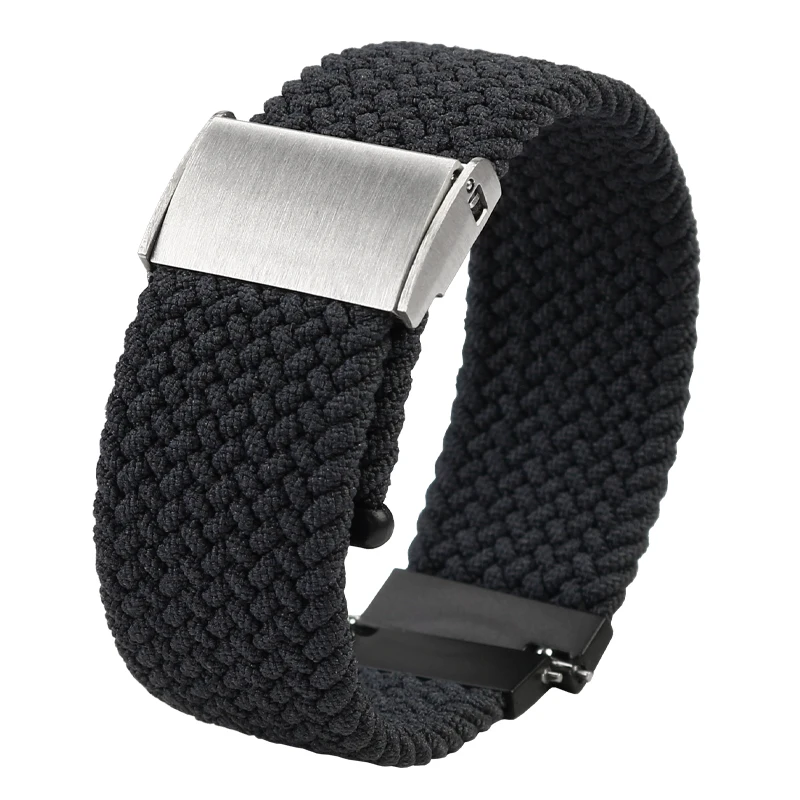 20 Плетеный эластичный ремешок 22 мм для Samsung Galaxy Watch 3/4/5 41/45 мм 40/44 м 42/46 мм Huawei GT GT2/3 GT4 Нейлоновый ремешок для часов Браслет