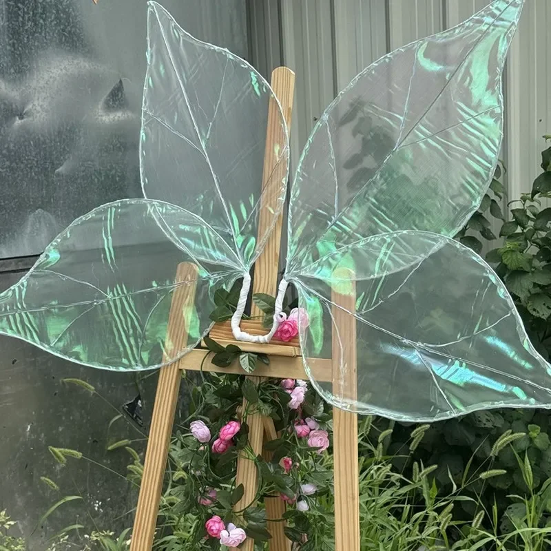 Fairy Wings for Adults and Kids Costume Accessories Magical Elf Wing Props for Cosplay Party Dress Up Halloween Carnival Show