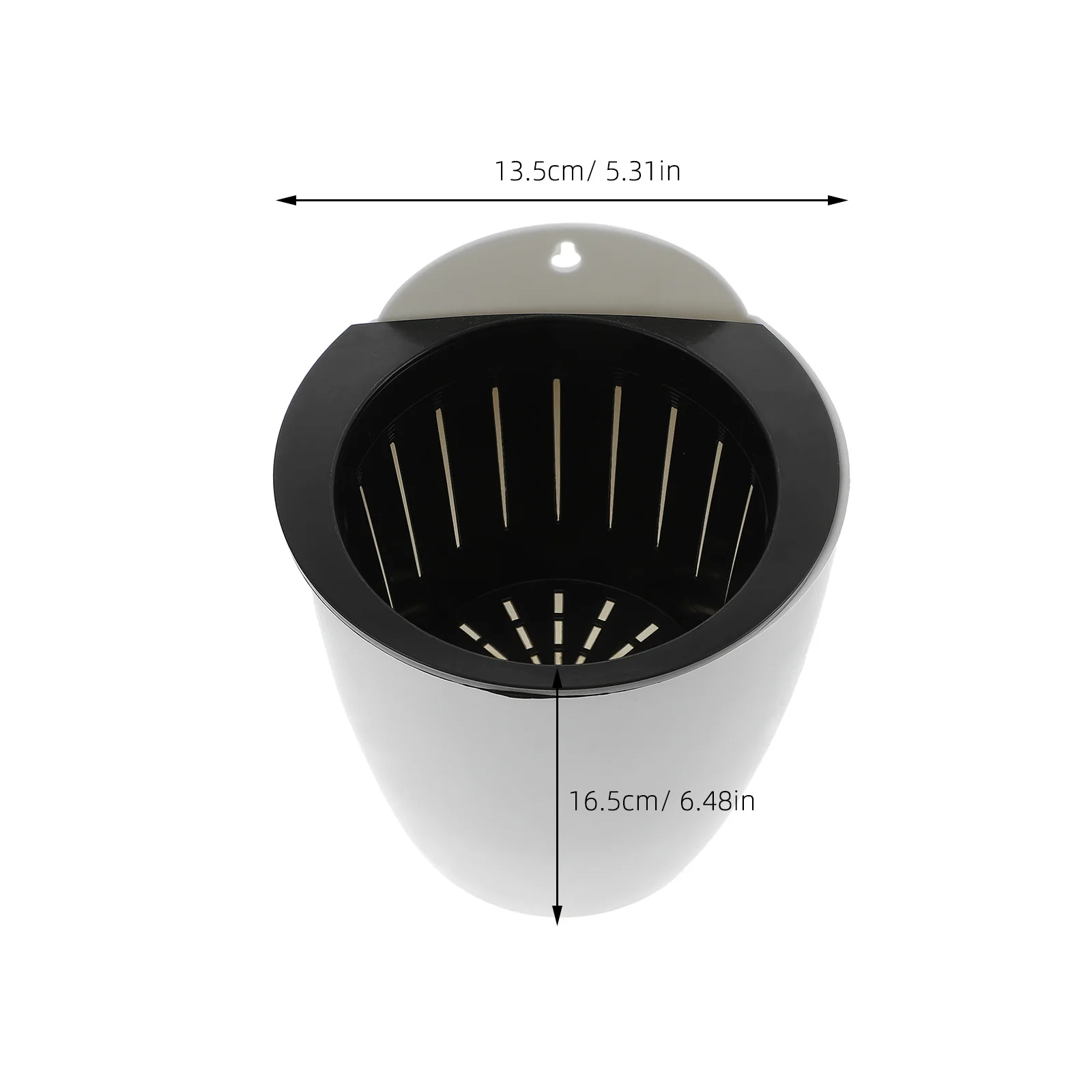 

7 Pcs Automatic Self Watering Planters Round Flower Pot for Plants Container Wall Mount Green Home Decor