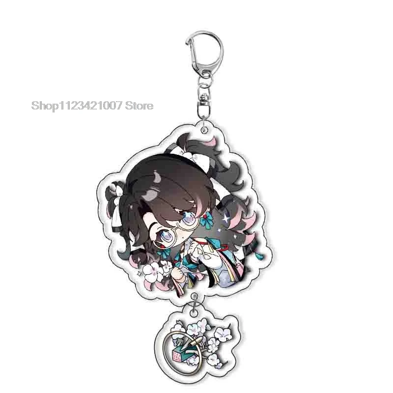 Game Wuthering Waves Keychain Camellya XiangLiYao Changli Geshulin Cosplay Costumes Anime Key Chain Keychain Accessories Pendant