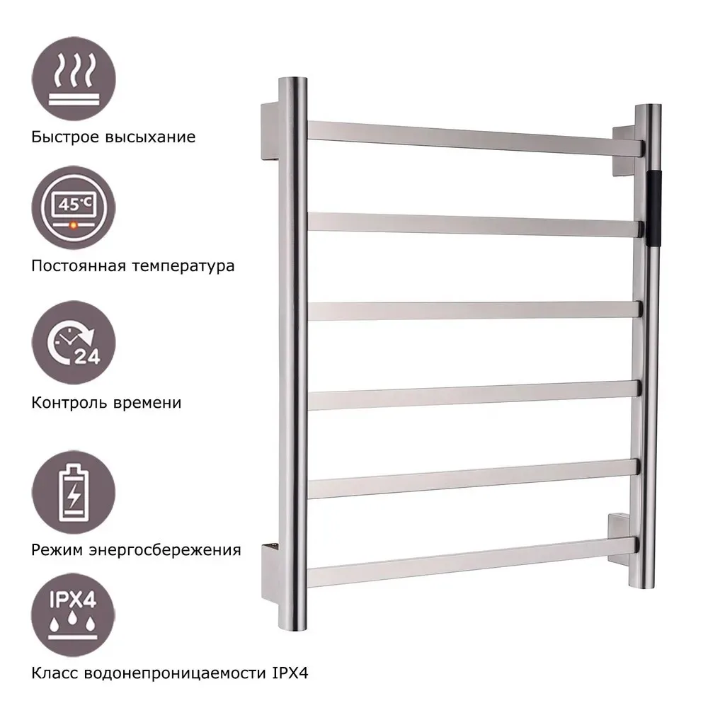 Rak Penghangat Handuk Listrik Serat Karbon Pengering Cepat untuk Kamar Mandi dari Baja Tahan Karat