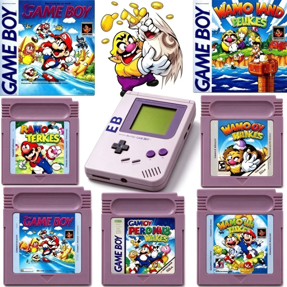 New Donkey Kong 5 Pokémon 16 Bit Video Game Cartridge Console Game Card USA Wario Land  Wario Land 2 Yoshi for Gift