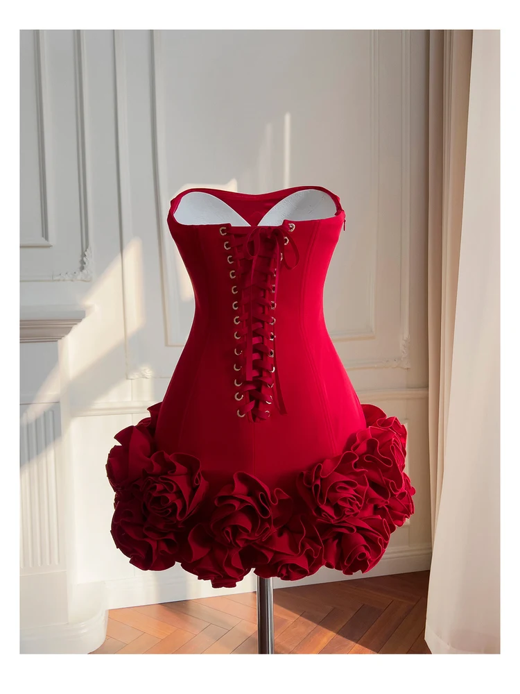 Sexy fibra cintura Cinching Maillot Dr cintura alta falda ort Cisas Par de Año Nuevo celebración fibra de poliéster