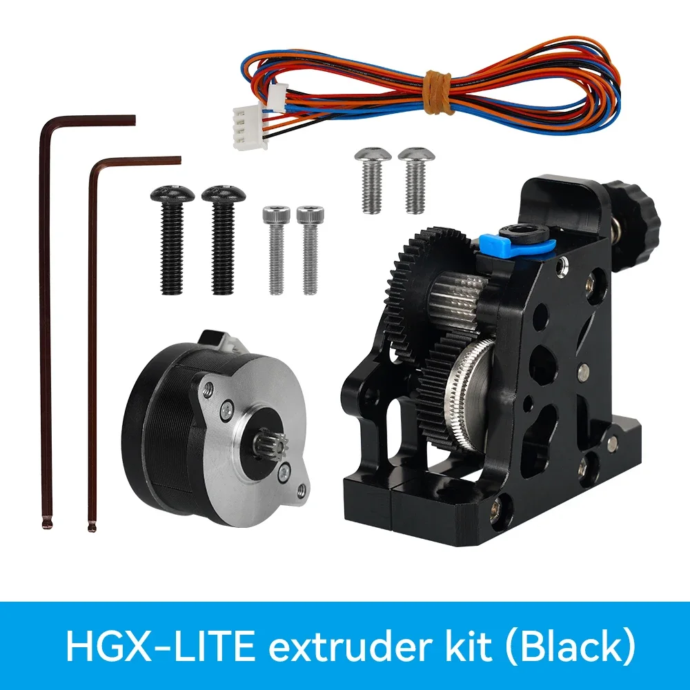 For Creality Ender3 V2 CR10 CR 10S VORON HGX LITE Extruder Dual Gear Extruder Hard Steel Reduction Gear High Speed Motor