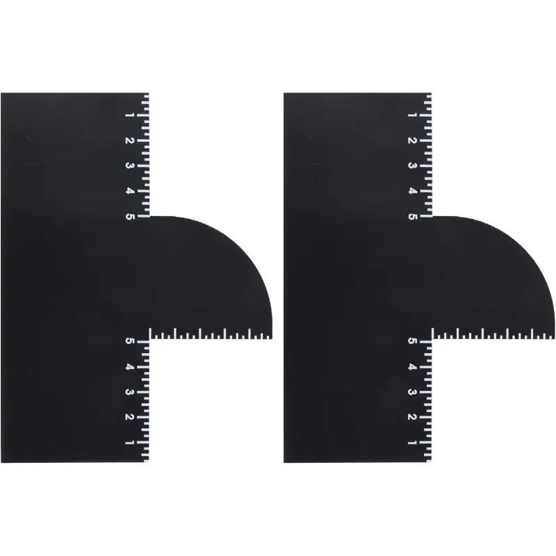(.) Hairline Enhancement Card Beard Line Up Shaping Tool Lineup Guide Perfect For Styling Edging Barber Hair Grooming
