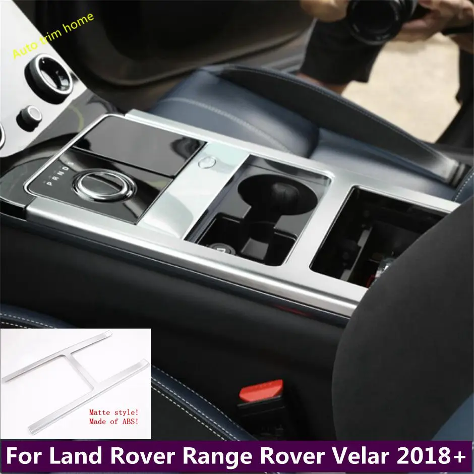 

Fit For Land Rover Range Rover Velar 2018 - 2022 Auto Accessories Central Stalls Gear Shift Box Control Panel Cover Trim