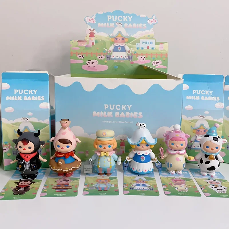 

POP MART PUCKY Elf Milk Baby Series Blind Box Toys Mystery Box Mistery Caixa Action Figure Genuine Original Surprise