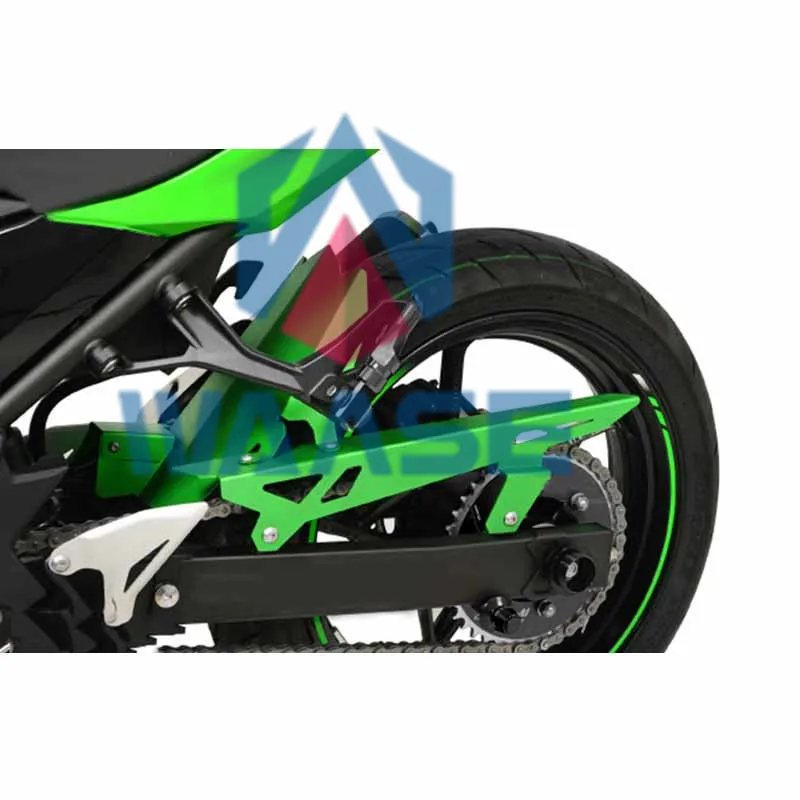 WAASE Rear Fender Refit Plate Mudguard Tire Wheel Hugger Mud Splash Guard Fairing For Kawasaki Ninja 250 400 Z400 2018 2019-2024
