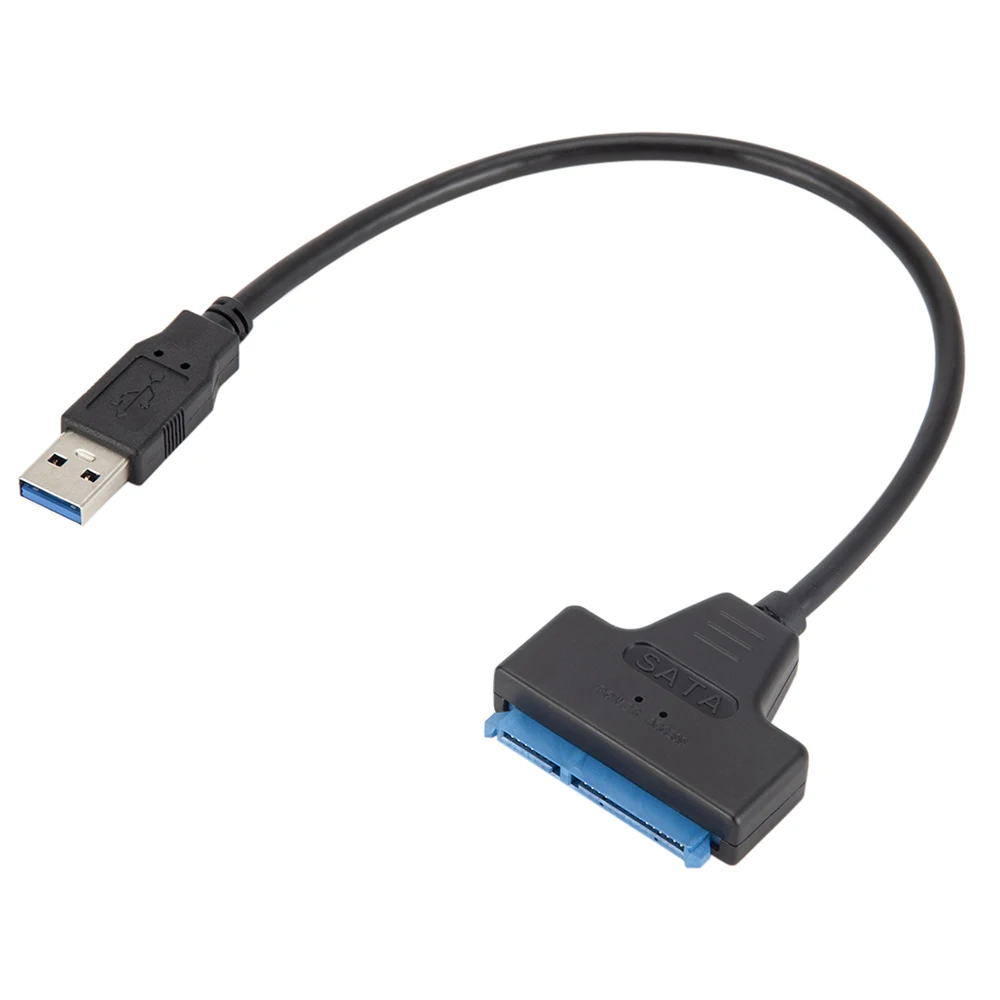 كابل SATA إلى USB 3.0 / 2.0 يصل إلى 6 جيجابت في الثانية لمحرك الأقراص الصلبة الخارجي SSD مقاس 2.5 بوصة محول SATA 3 22 Pin USB 3.0 إلى سلك Sata III