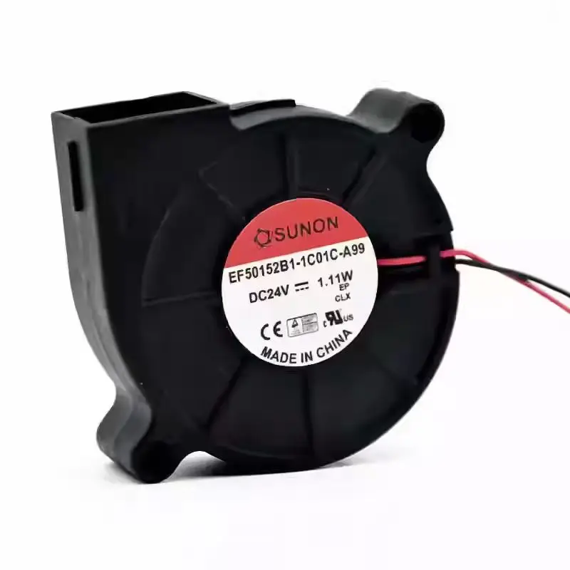 

For Sunon 3D Printer Blower Fan 5015 DC 24V 0.41A Double Ball Bearing Fan Centrifugal DC Cooling Turbo Fan EF50152B1-1C01C-A99