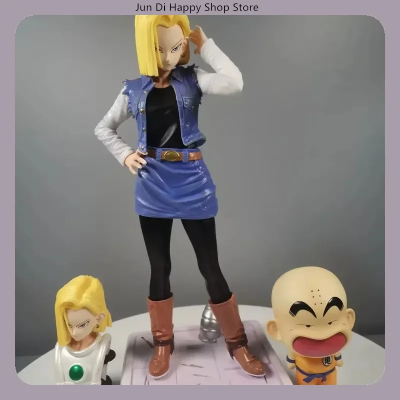 

Dragon Ball Android 18 & Kuririn Standing Figure - 30cm Anime Model Statue, Boys Collection Desktop Decoration Ornament Toy G