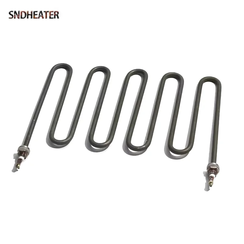 SNDHEATER 220V 3000W Oven Heating Element M14 Thread 8MM Green Tube 5U Electric Hot Air Heater Spare Parts 300x220MM for Stove