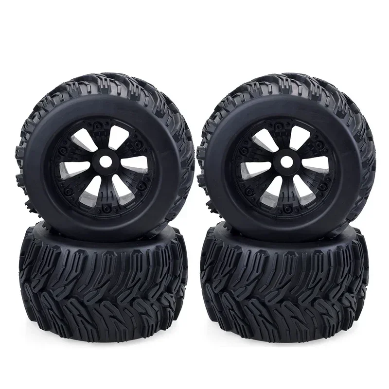 ZD 2PCS RC Wheel Tires 170MM Monster Truck Wheels Tire 17mm Hub Hex for 1/8 RC Car Off-Road HPI Redcat Rovan Savage Racing Cars