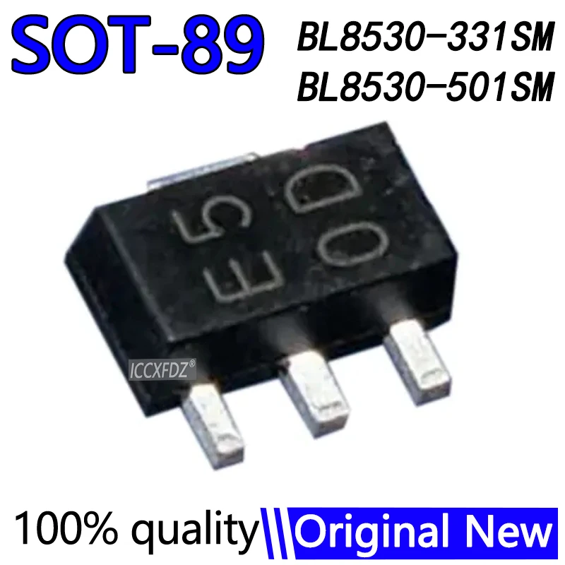 10Pcs/Lot BL8530-331SM BL8530-501SM SOT-89 E5 E33 BL8530-501 BL8530-331 BL8530 SOT89 Voltage regulator chip IC in Stock