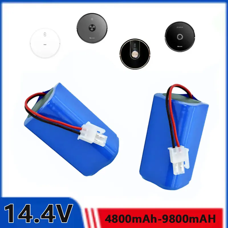 

Литиевая батарея 14.8В/14.4В 4800мАч-9800мАч для робота-пылесоса ILIFE A4 A4s V7 A6 V7s Pro Xiaoni MJSTG1