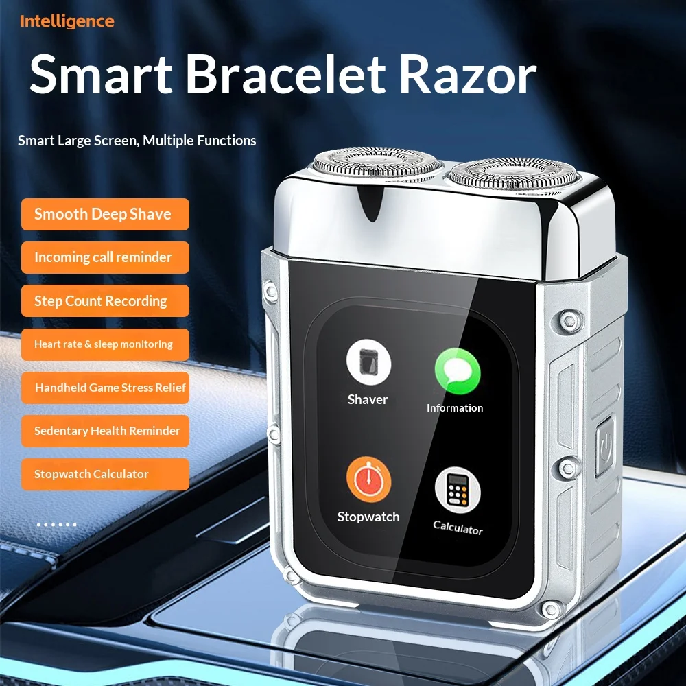 

2026 New ModelNew Multifunctional Electric Men's Intelligent Dual ade Charging Portae Shaver Manufacturer Wholesale