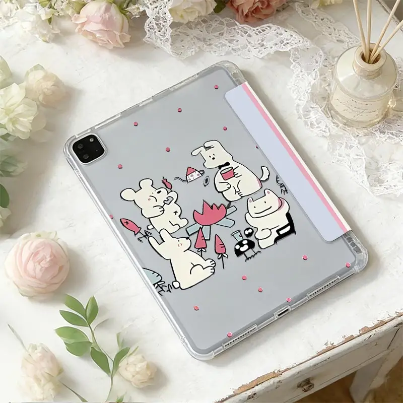 3+Y Multi-Angle Stand Cover For iPad A16 2025 11th Air11/13 iPad 10.2 7/8/9 4/5th 10.9 10th IPad Mini6 8.3 Air3 10.5 Pro11