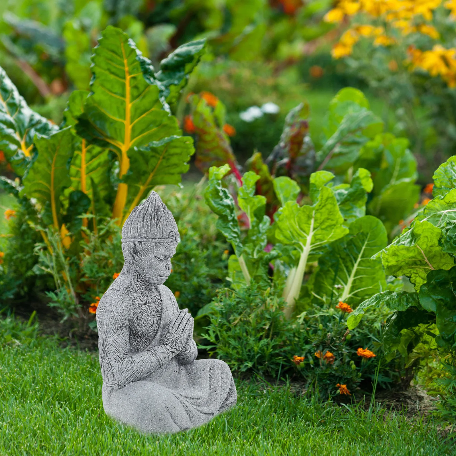 

Compact Mini Buddha Statue Stone Powder Garden Home Decor Unique Stable Exquisite Details Religious Meaning Buddha Statue