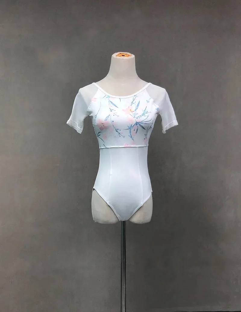 Luyện Tập Hằng Ngày Váy Múa Leotard Nữ Ren Trắng Ba Lê Thể Dục Dụng Cụ Nhảy Múa Quần Áo Người Lớn Cao Cấp Ba Lê Leotard