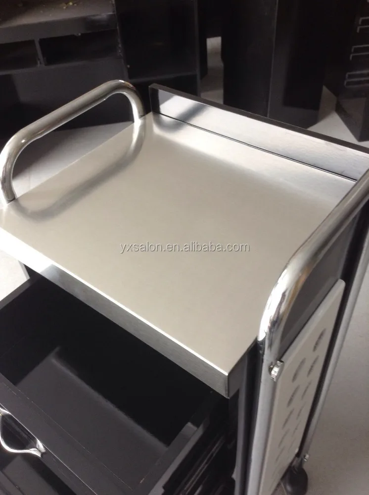 Classic European Style 2 Color Stianless Steel Salon Trolley