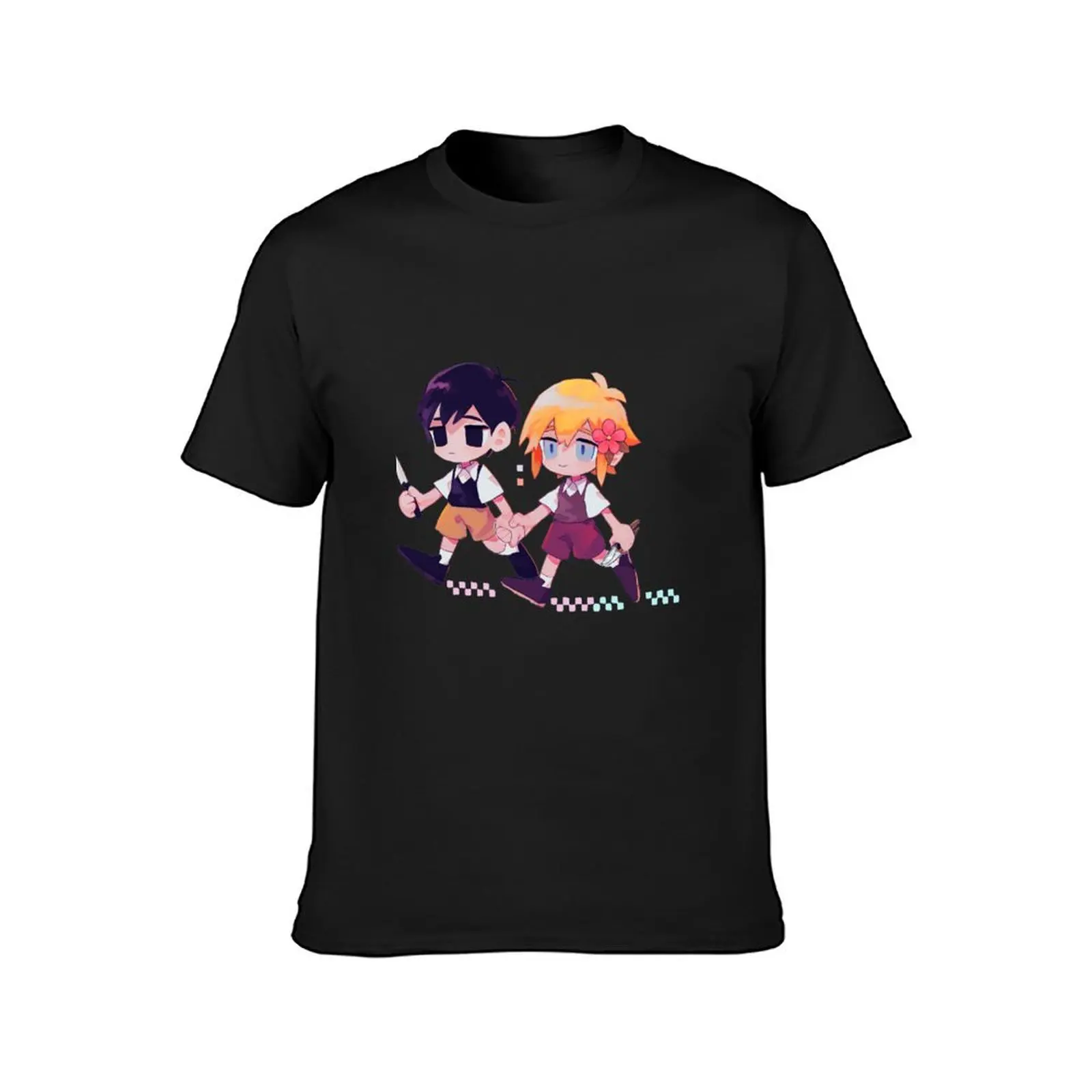 OMORI Suny Tshirt - OmoriGame Clothing - Omori Sticker T-Shirt customizeds anime summer clothes mens graphic t-shirts funny