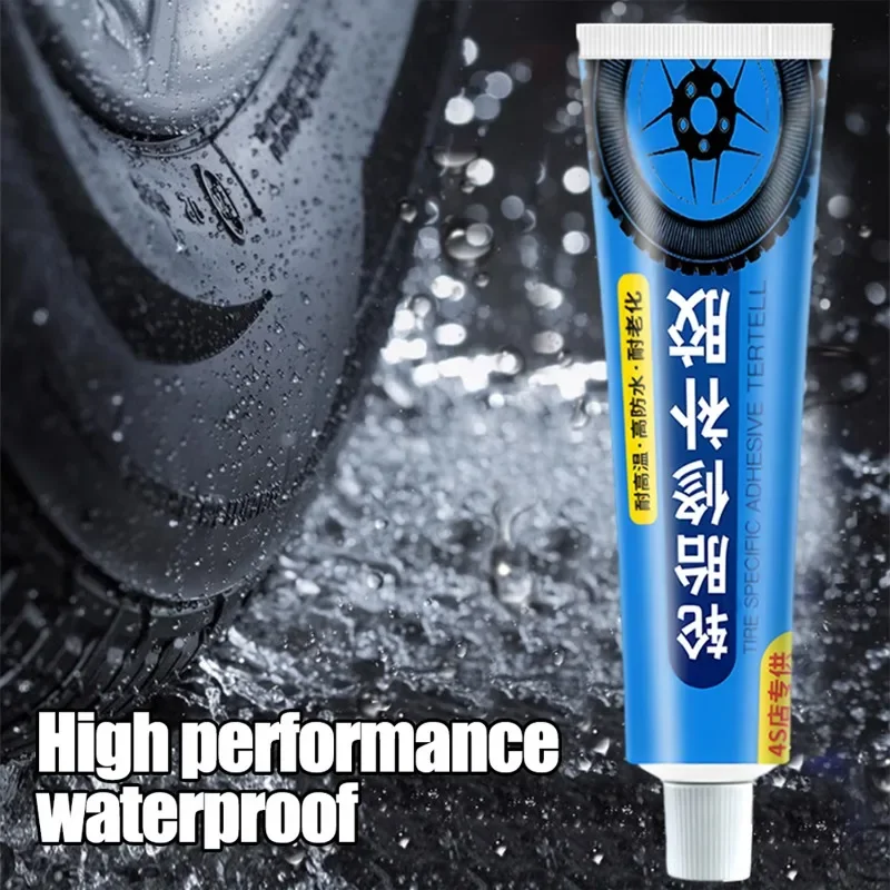 1-4pcs Tire Repair Black Glue Liquid Waterproof Strong Rubber Wear-resistant Non-corrosive Adhesive Instant Bond Leather