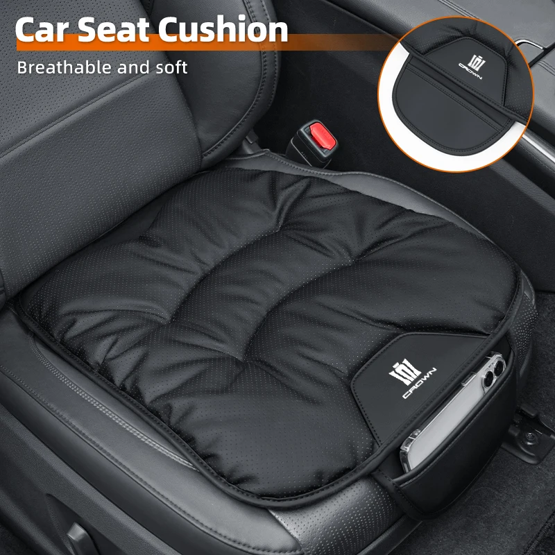 

Leather Car Velvet Winter Seat Cushion Anti Slip Breathable Pad For Toyota Crown Supra Aygo Prado RAV4 Hilux Yaris Corolla