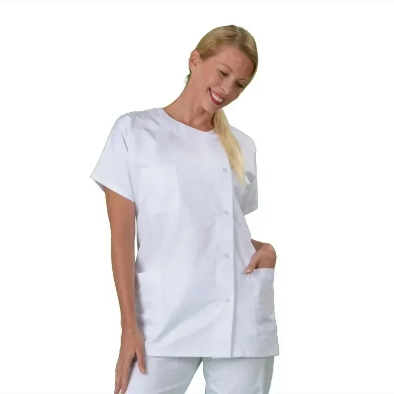 New Male and Female Couples Doctor Top White Coat Nurse Accessories Scrubs Women Nurse Uniform  Medical Uniforms