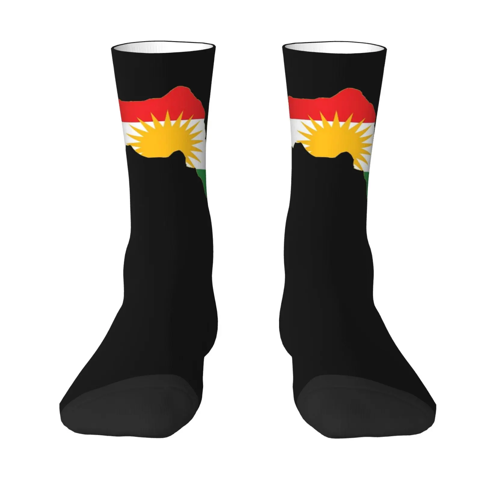 

Kurdistan Kurds Map Socks Retro Trend Crazy Street Hip-Hop Socks Breathable Non-slip Casual Sports Socks Novelty Party Gift