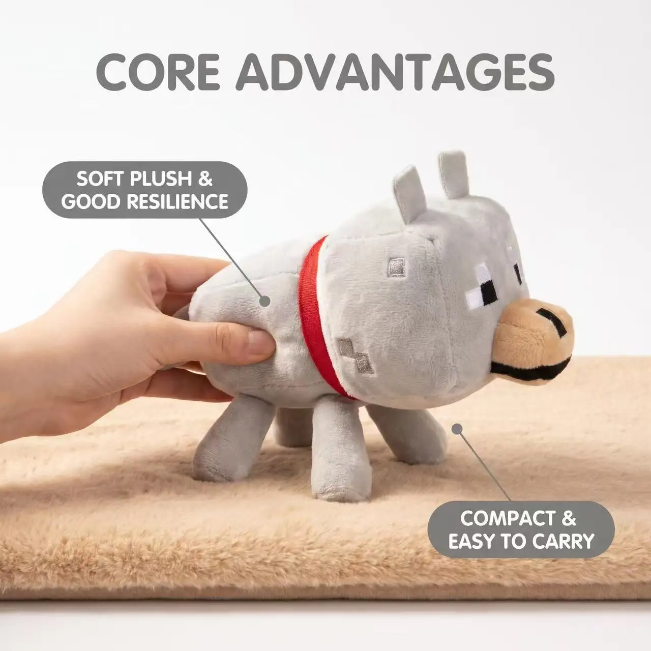 20cm Game Wolf Plush Stuffed Toys Wolf Plush Soft Animals Toy Doll Brinquedos for Kids Children Gifts image 5
