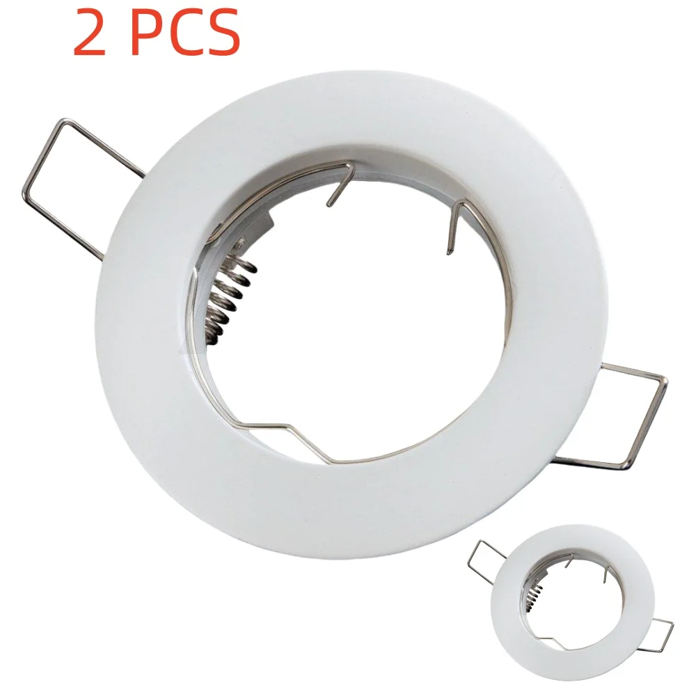 Recessed Mount Frame 2/10PCS, GU10 MR16 Lamp Holder Bracket, Aluminum Spot Lighting Fixture Socket