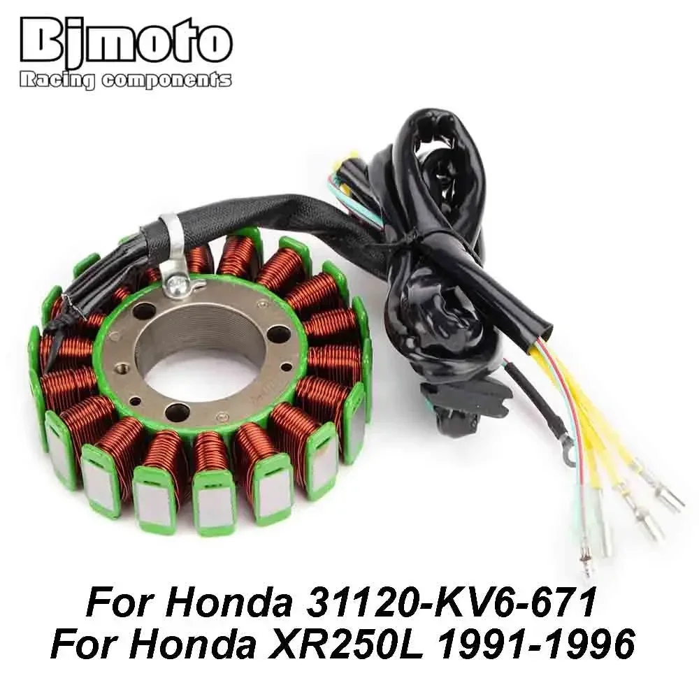 

Motorcycle Magneto Generator Stator Coil For Honda XR250L XR 250 L 1991 1992 1993 1994 1995 1996 31120-KV6-671