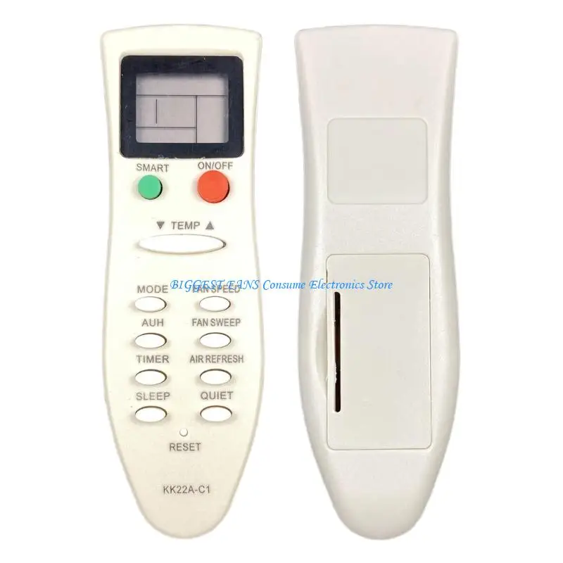 Durability ABS Remote with AntiShock Protections Long Last Use Comfortable Ergonomic for KK22A C1 Remotes