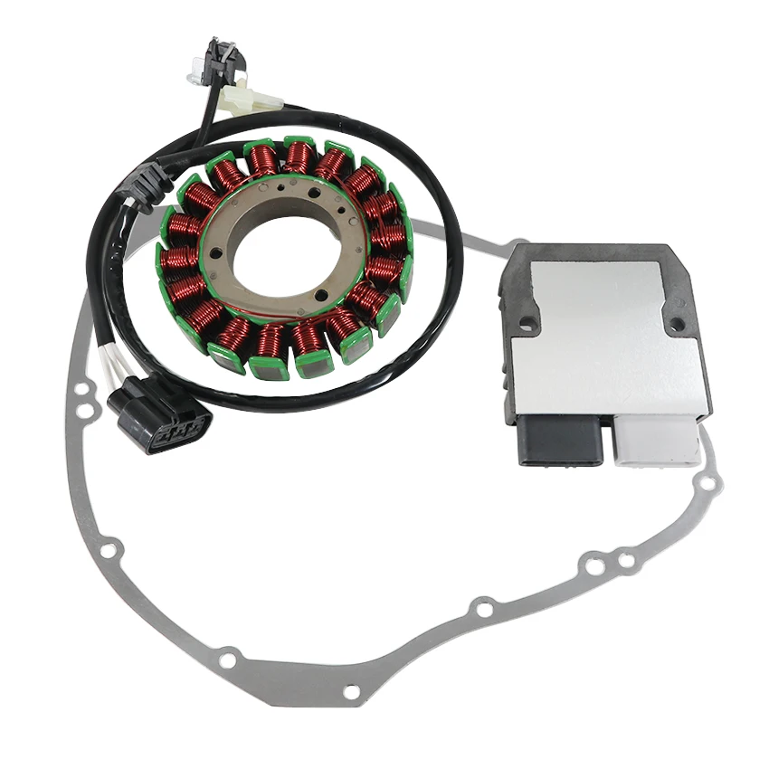 Passend für Yamaha XVS1300 XVS1300A XVS1300CT XVS1300CTF XVS1300CU V-Star Racer Bolt R-Spec Regulator Magneto Stator Coil Gasket Ki – Detail 3