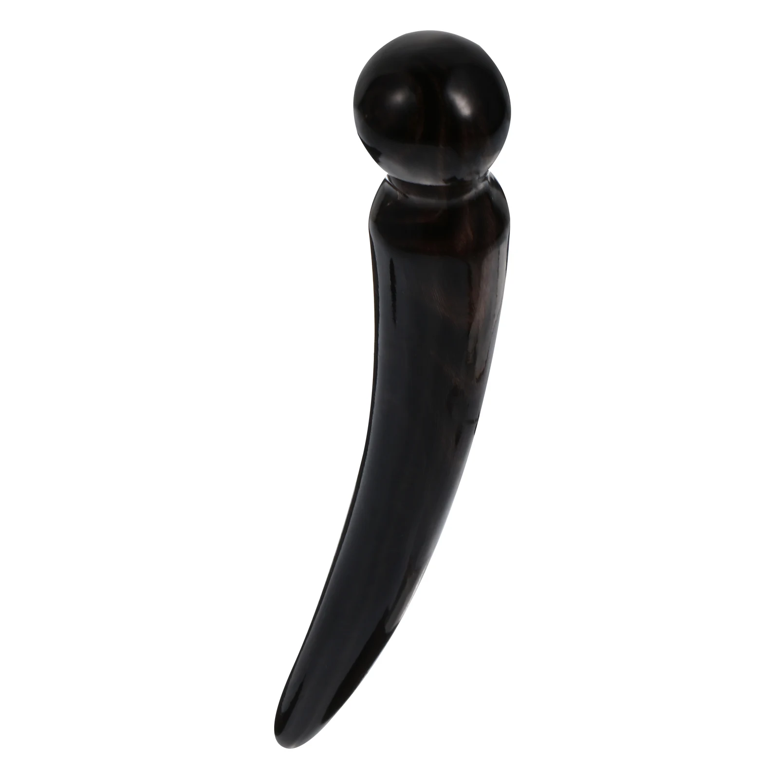 

1pc Ox Horn Foot Massage Stick Jade Stone Roller Jade Massage Stone Jade Face Roller Jade Guasha Board Acupoint Massager