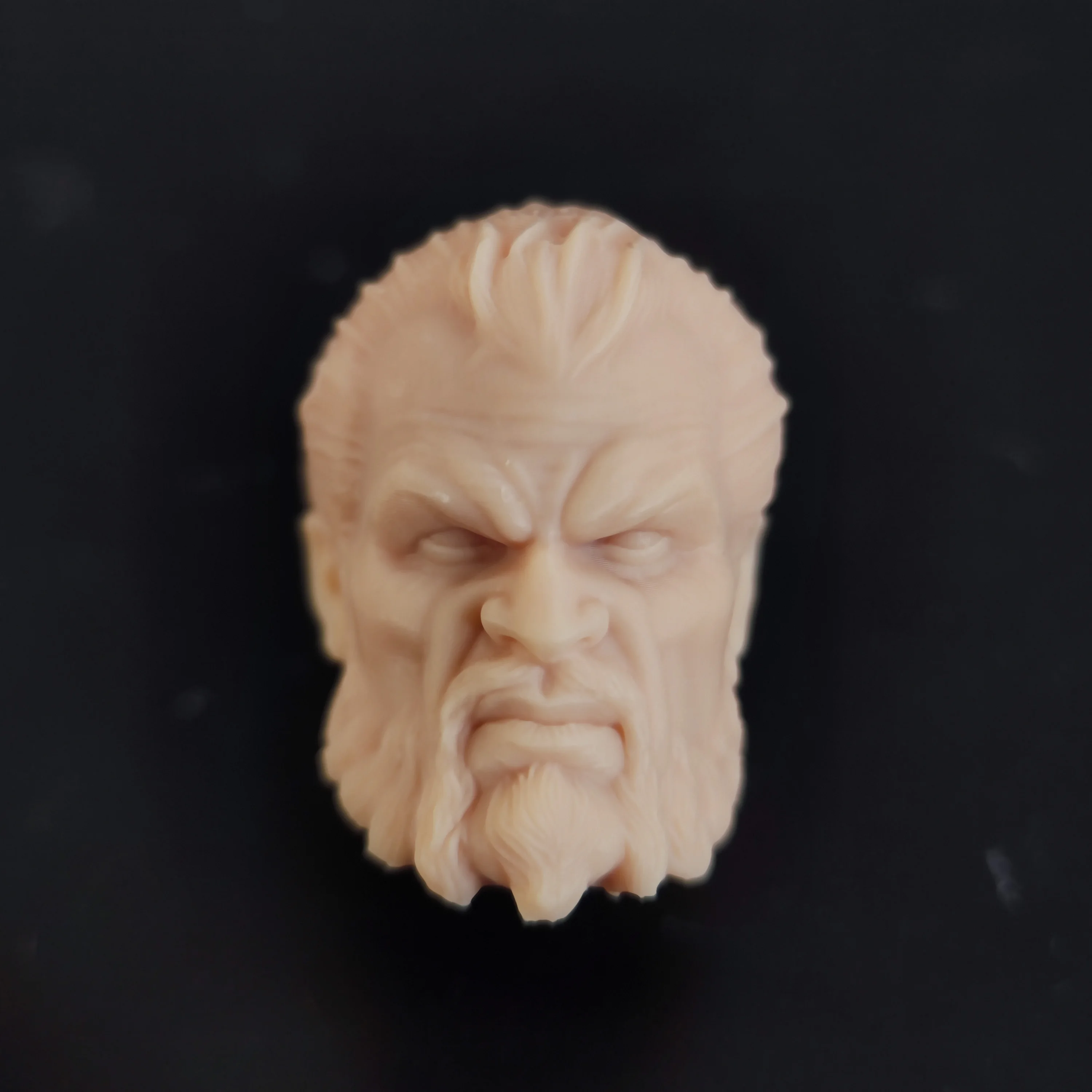 HL1855 DIY Customized 1/18 1/12 1/10 Scale Unpainted Head Sculpt for 3.75