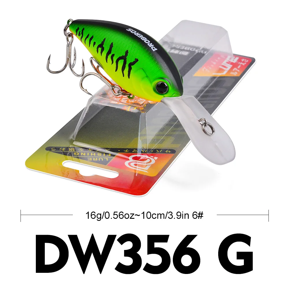 PROBEROS Rasselnder Crankbait 10cm-16g Schwimmender Angelköder Lauter Harter Köder Künstlicher Wobbler Weitwurf-Bass-Swimbait – Detail 2