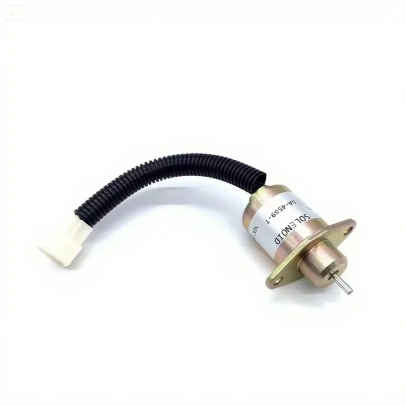 suitable-for-hitachi-ex30-2-flameout-solenoid-valve-kubota-flameout-switch-sa-4569-t-fuel-cut-off-valve-excavator-parts