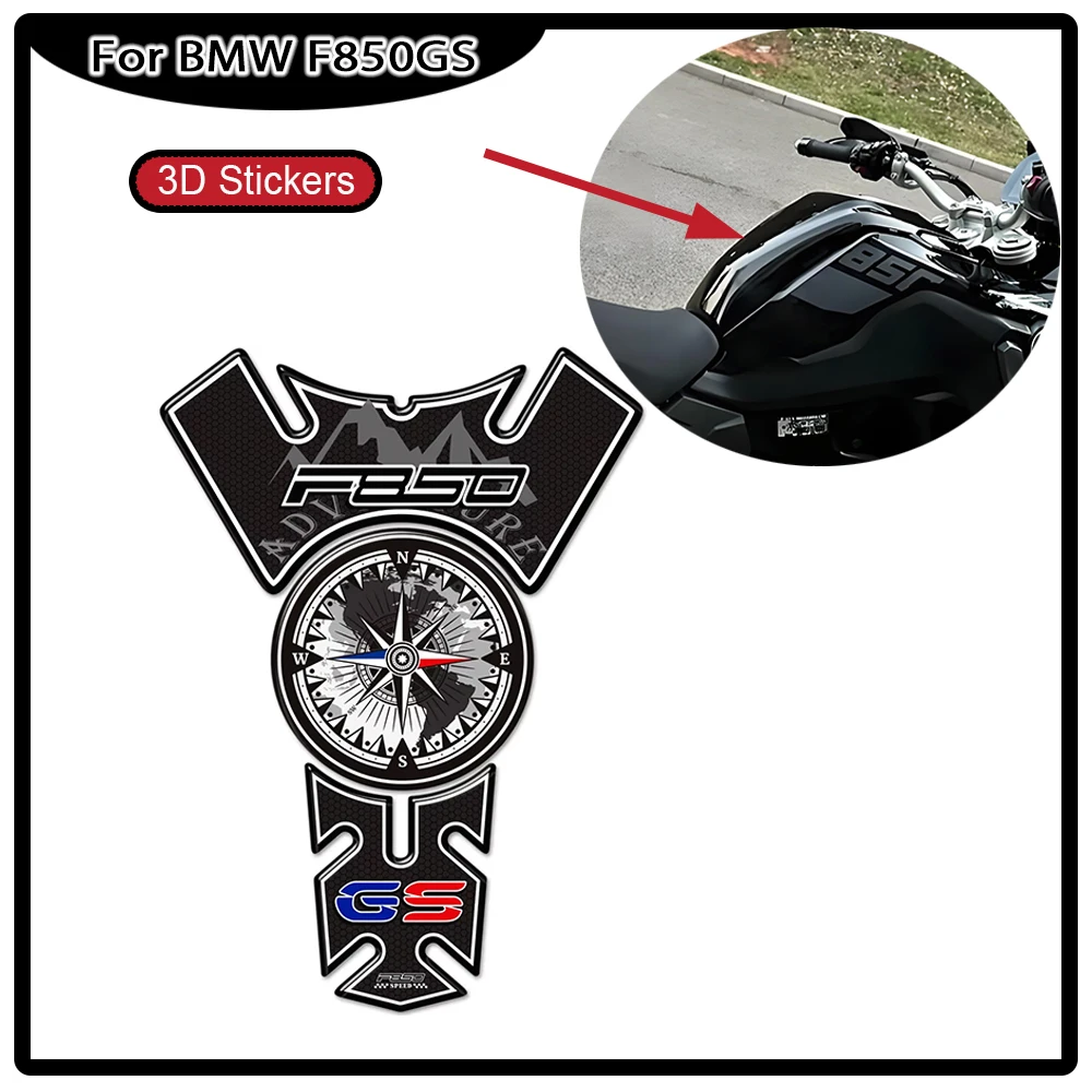 

Для BMW F850GS F 850 GS GSA Adventure 2019, накладка на бак мотоцикла, комплект топливного масла, газовый коленный багажник, защитные наклейки для багажа, наклейки