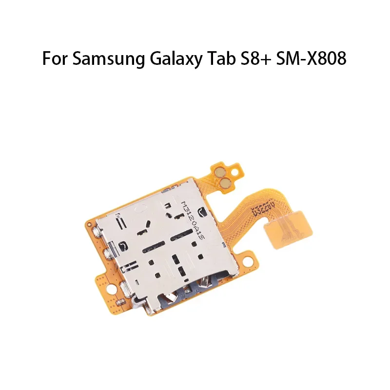 

SIM card reader tray flex cable socket holder connector contact plug for Samsung Galaxy Tab S8 sm-x808